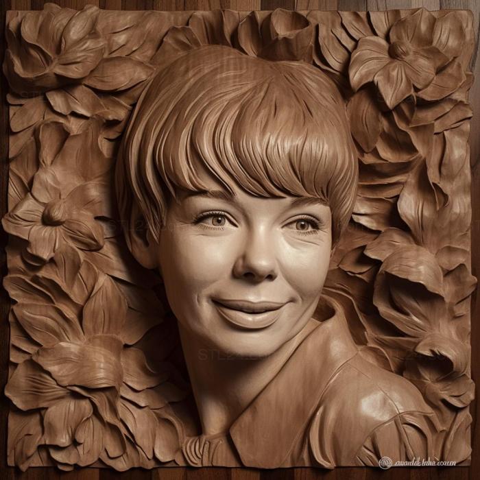 Famous (Shirley MacLaine 1, 3DFMS_6976) 3D models for cnc